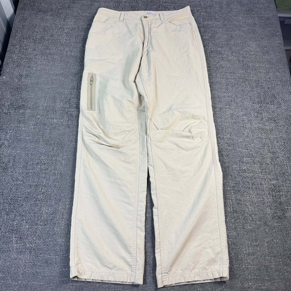 MEC Mountain Equipment Co-op Cargo Pants Mens 34 Tan Canvas Gorpcore Canada